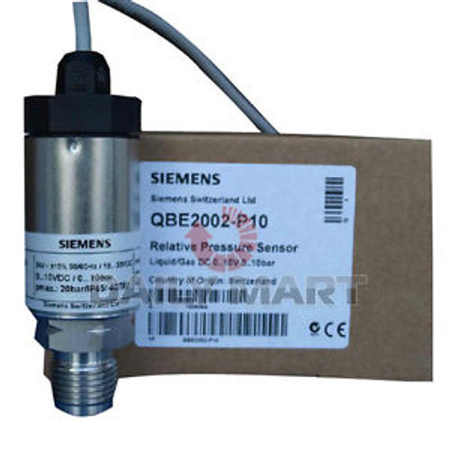 Brand New SIEMENS QBE2002-P10 Pressure Sensor for Liquids and Gases PLC