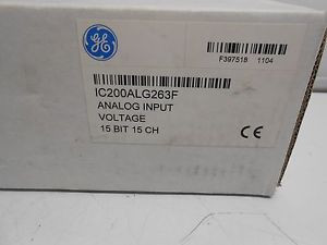 NEW GE IC200ALG263 VERSAMAX ANALOG INPUT 15 BIT VOLTAGE 15 CH