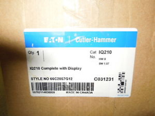 Eaton Cutler Hammer IQ210 complete w/ display HW9 style 66C2057G12 (C031231)