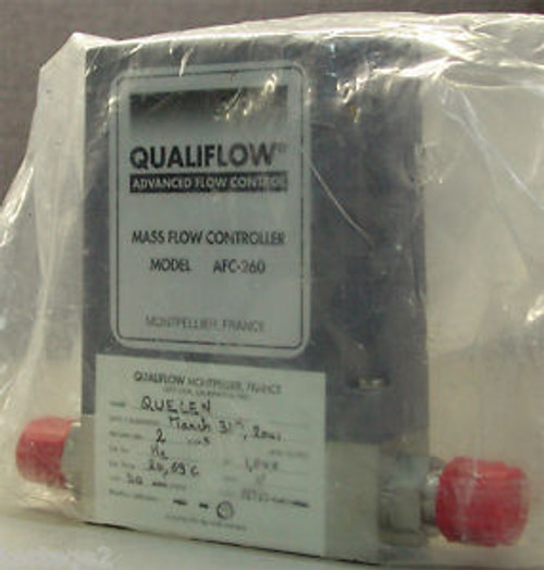 Qualiflow AFC-260 Mass Flow Controller Gas H2 Flow 5 SLM NEW