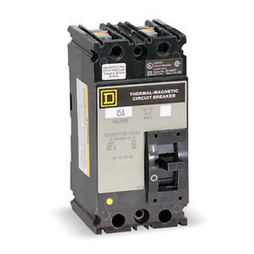 Circuit Breaker, 15A, 2P, 480VAC, Lug FAL24015