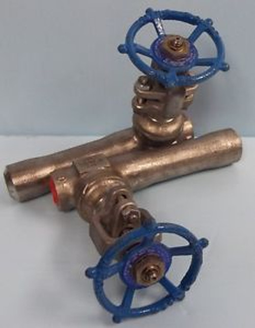 QTY. 2. VELAN EXTENDED BODY GATE VALVE MODEL: A, P/N: F316L (MM3JM3), 3/4Â” GATE