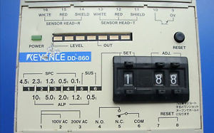 NEW IN BOX KEYENCE DD-860 PLC (AB8) Amplifier Unit NPN