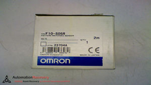 OMRON F10-S05R PATTERN MATCHING SENSOR, NEW