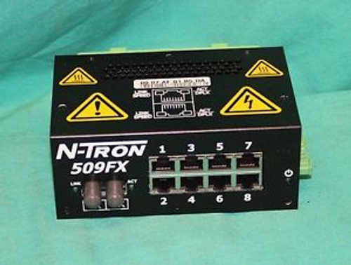 N-Tron 509FX-A-ST DIN mountable enclosure  Ethernet Switch 10-30V 1.0A NEW