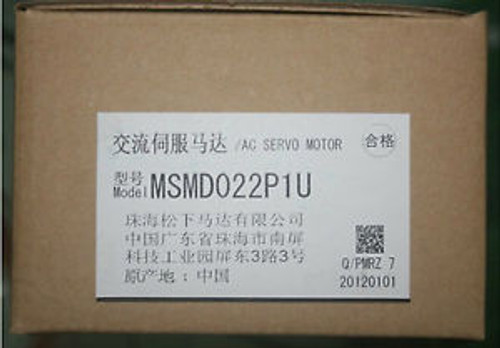 NEW IN BOX Panasonic AC Servo Motor MSMD022P1U 200W