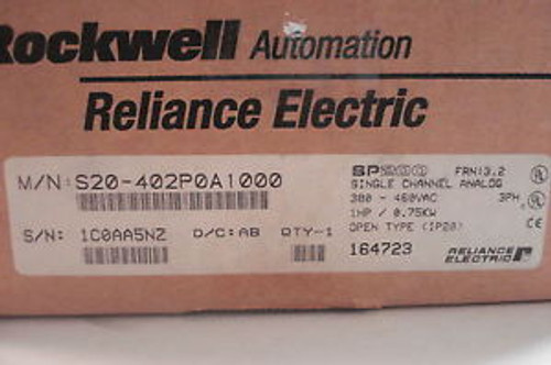NEW RELIANCE ELECTRIC SP200 S20-402P0A1000 AC DRIVE