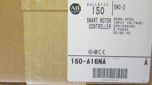 Allen Bradley 150-A16NA, SMC-2, 3 Phase, 240 Volt Smart Motor Controller NEW