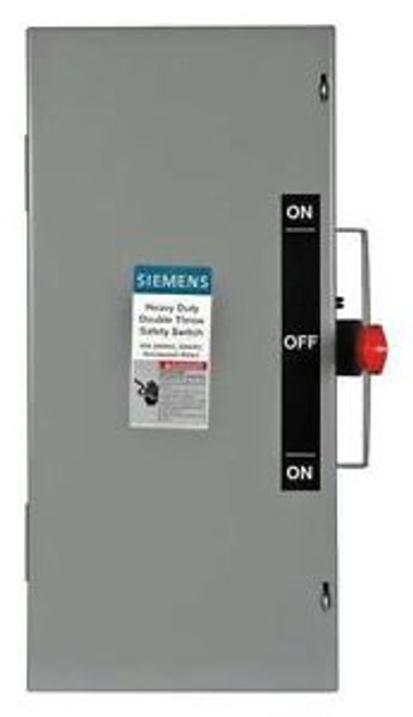 SIEMENS DTNF322 Safety Switch,60A,240VAC,3PH