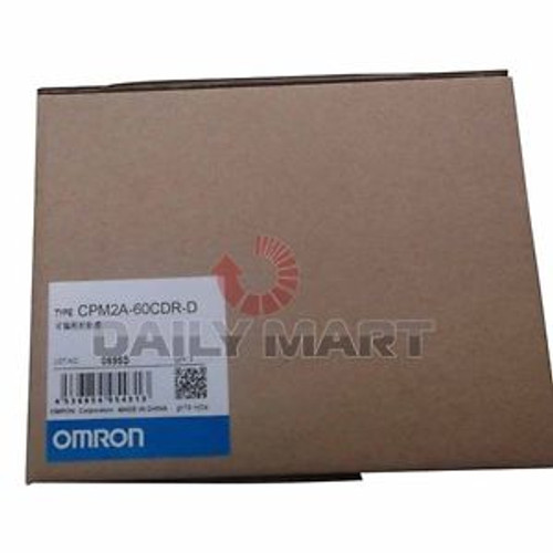 OMRON CPM2A-60CDR-D CONTROLLERS 60 I/O CPU RELAY CONTROL LOGIC PLC 24VDC NEW