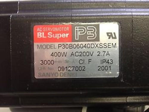 Sanyo Denki Servo Motor - P30B06040DXSSEM