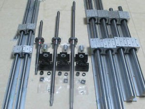 NEW linear rail SBR sets + ballscrew sets+ BK/BF12+ coupler