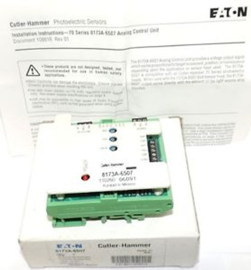 New EATON CUTLER-HAMMER 8173A-6507 PHOTOELECTRIC CONTROLLER-ANALOG 70 SERIES