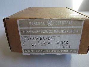 NEW SEALED GENERAL ELECTRIC 193X800DAG01 SIGNAL CORD CARD