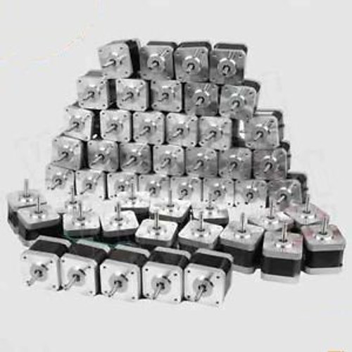 US&EU-60PCS 3D PRINTER Nema17 ,1.7A,3400g.cm,STEPPER MOTOR 42BYGHW609,