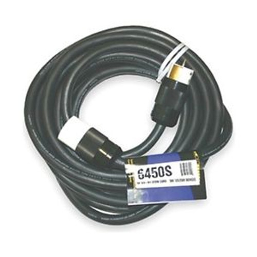 Temp Cord, 50 Ft, 125/250V, 50A, Black