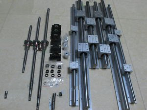 NEW 3 SBR16 sets +RM1605-310/910/1010+3BK/BF12 +3 couplers