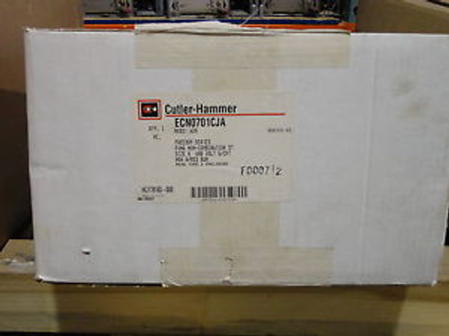 NEW CUTLER HAMMER    ECN0701CJA   SZ   0   N1 NON COMBINATION STARTER