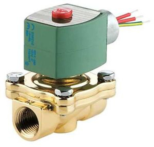 ASCO 8210B056 Solenoid Valve, 2/2, 1-1/2 In, NC, 110/120V