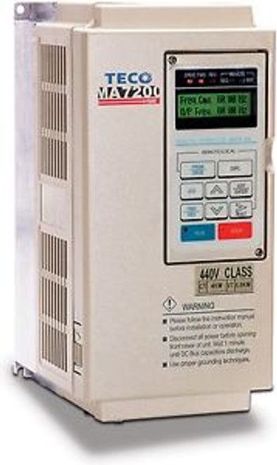 2HP 3PH 460V VFD TECO WESTINGHOUSE VARIABLE FREQUENCY DRIVE  MA7200-4002-N4