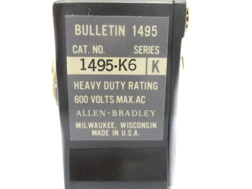 Allen Bradley 1495K6  New Genuine Ab 1495 K6