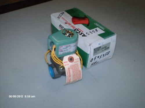 ASCO Solenoid Valve Cat #8222C88 2-Way 3/4 NPT 120V 125# N/C NEMA Type 1 (New )