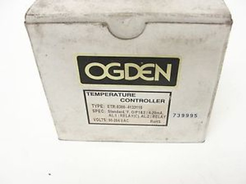 New Ogden Temperature Control, ETR-8100-4133110, 90-264 VAC 50/60 Hz