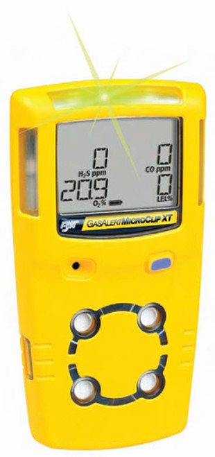 BW MCXL-XWHM-Y-NA Portable personal LEL, O2, H2S and CO gas leak detector