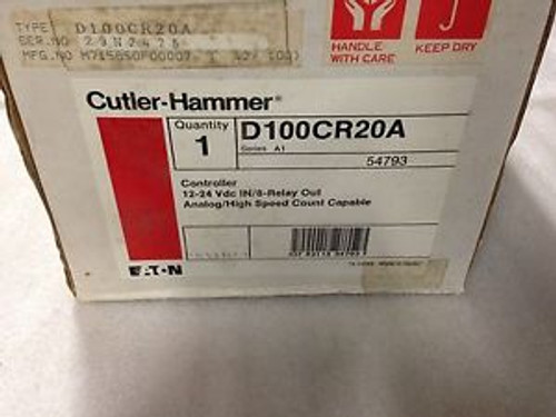 Cutler Hammer Eaton programmable controller D100ACR20A - New - 60 day warranty