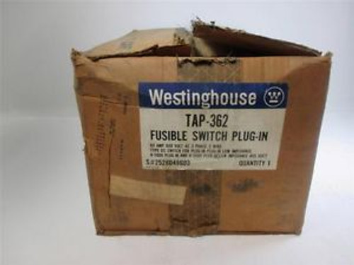 Westinghouse TAP-362 60A 600V 3 PH 3W Type DS Fusible Bus Switch