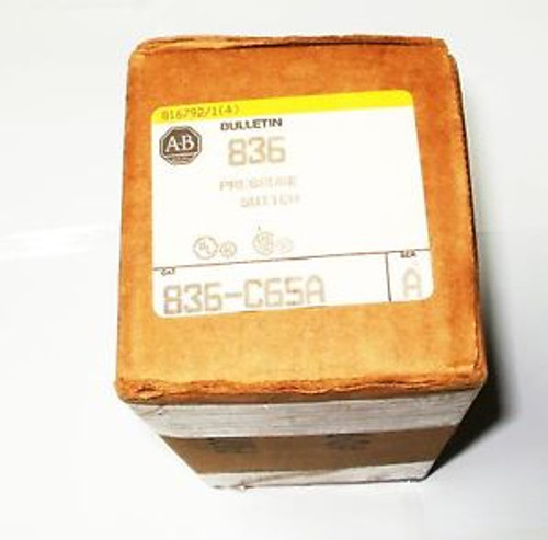 Allen Bradley Pressure Switch in Enclosure 836-C65A