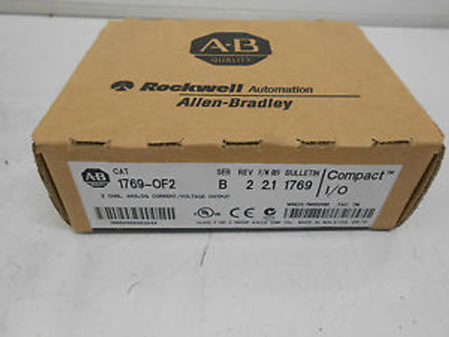 NEW ALLEN BRADLEY 1769-OF2 2 CHANNEL ANALOG OUTPUT MODULE