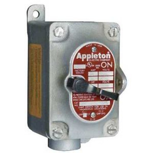 APPLETON ELECTRIC EDS2129 Tumbler Switch,EDS Series,1 Gang,1-Pole