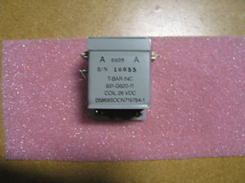 T BAR INC. RELAY # 719784-1  NSN: 5945-01-281-6931 # 931-G620-1 DUAL MARKED