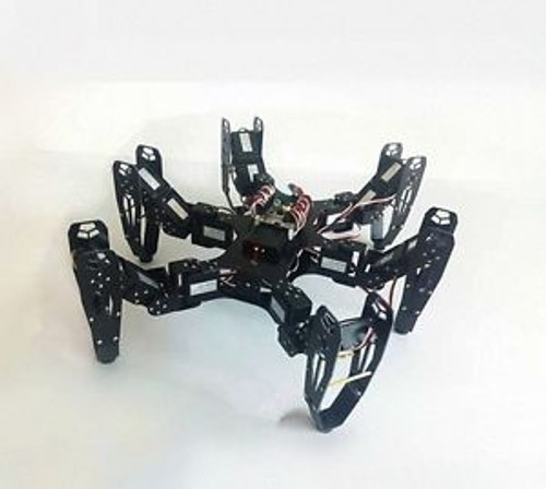 Robo-Soul CR-6 Spider Robot 6 Legs 18 DOF Black Bracket (NO Controller)