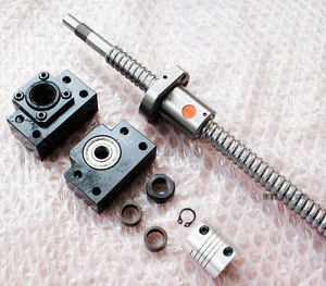 4 new ballscrew 1605-1700mm (end machined)+ 4 sets BK/BF12 +4 coupler(A)