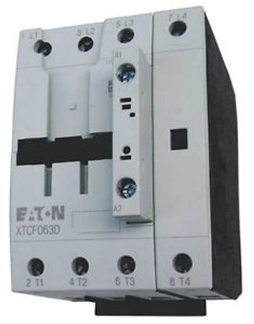 EATON XTCF080D00A Contactor, IEC, 120VAC, 4P, 50A
