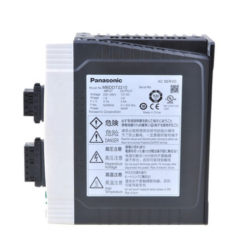 Panasonic Ac Servo Driver Mbddt2210