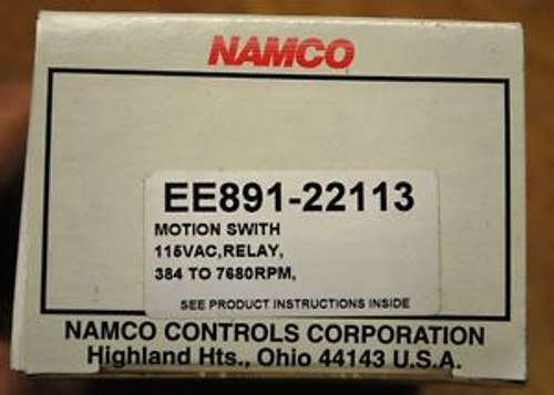 Namco EE891-22113 Motion Switch, 115vac Relay - NEW