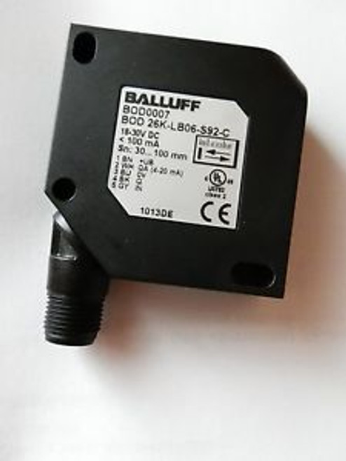 Balluff BOD 26K-LB06-S92-C Laser Diffuse sensor!  NEW!!!
