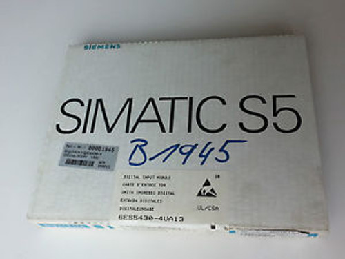 Siemens SIMATIC S5 6ES5 430-4UA13 6ES5430-4UA13 +++ Factory Sealed +++