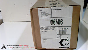 GRACO KG08A-PUMP ASSEMBLY ELECT 6PT 2 SOL STACK, NEW