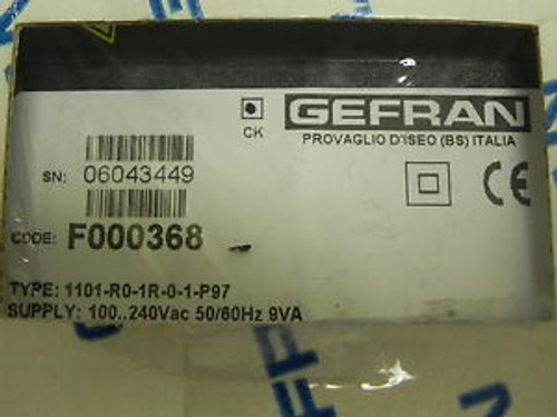 GEFRAN 1101-R0-1R-0-1-P97 TEMPERATURE CONTROL New