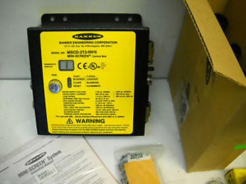 BANNER MSCD-2T3-69016 MINI-SCREEN CONTROL BOX P/N 69016  NEW CONDITION IN BOX