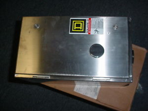 Square D 12 Pole Lighting Contactor W/SS Enclosure New