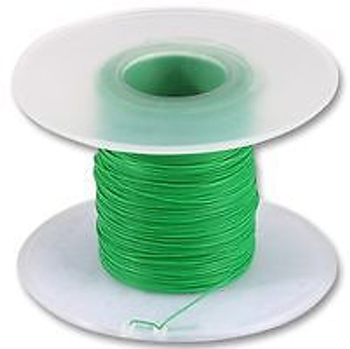 PRO POWER 100-30G WIRE WRAPPING WIRE, 30AWG, CU, GRN, 300V