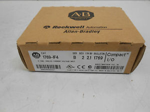 NEW ALLEN BRADLEY 1769-IF4 CURRENT/VOLTAGE INPUT MODULE 4 CHANNEL ANALOG