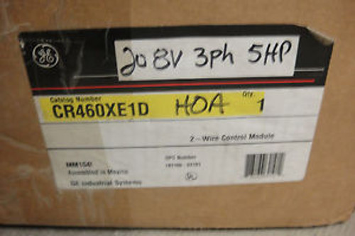 GE Controls 460XE1D NEMA Size 280V 3ph 3 Hp NEW IN BOX !