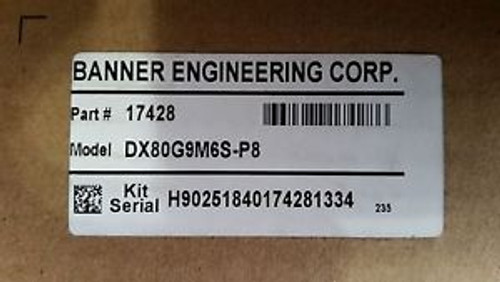 BANNER ENGINEERING DX80G9M6S-P8 NEW IN BOX