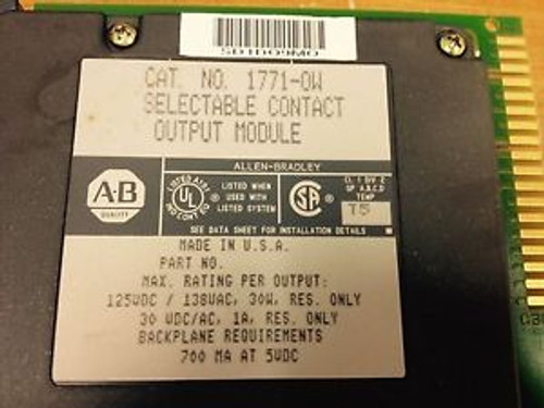 (Set of 6) NEW Allen Bradley PLC Cards, Output, Input, and Varying Voltages